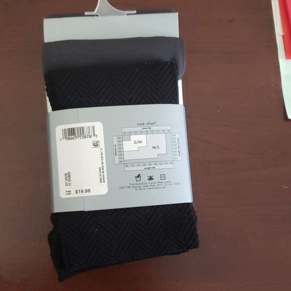 Calvin Klein Semi Opaque Mini Cable 3 Pack tights - Picture 2 of 4